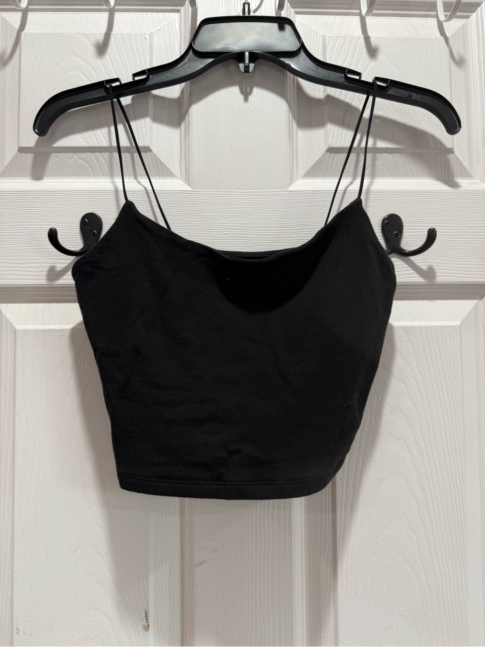 Aeropostale Black Spaghetti Strap Crop Top